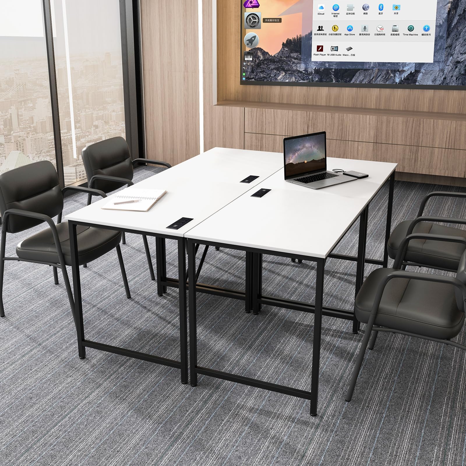 Amazon.com: Giantex 11 FT Conference Table with Charging Station